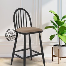 Kozza Home Jessie Bar Sandalye Siyah - 65 cm