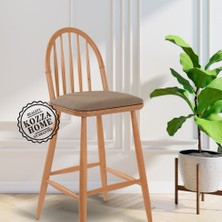 Kozza Home Jessie Bar Sandalye Naturel - 75 cm