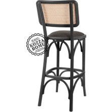 Kozza Home Scala Bar Sandalye Siyah - 65 cm