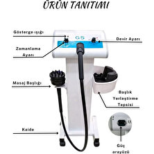 East Medikal Ithal G5 Masaj Yeni Model Bölgesel Zayflama ve Selülit Cihazı 1950 Devir + 2 Adet G5 Yağı