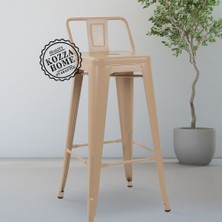 Kozza Home Tolix Bar Sandalye Bej