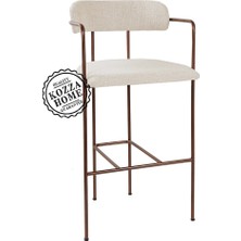 Kozza Home Boston Bar Sandalyesi Bronz - 75 cm