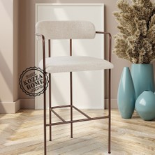 Kozza Home Boston Bar Sandalyesi Bronz - 75 cm