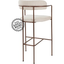 Kozza Home Boston Bar Sandalyesi Bronz - 75 cm