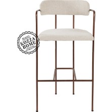 Kozza Home Boston Bar Sandalyesi Bronz - 75 cm