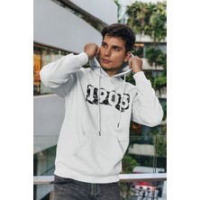 Ezber 1903 Öpücük Baskılı Oversize Hoodie