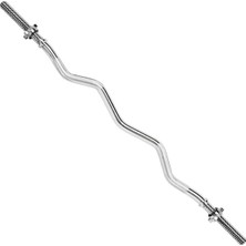 Multiflex 120 cm Içi Dolu Krom Halter Barı Z Bar Dambil Bar Ağırlık Barı Dambıl Bar