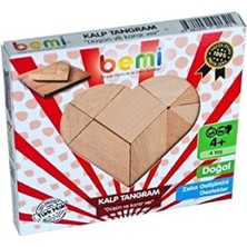 Edumat Ahşap Kalp Tangram Bemi