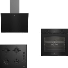 Beko Black Star 3'lü  Ankastre Set 5 ( Bfc 330 S - Bocd T 6011 Es - Bde 6062 S )