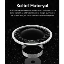 Lucatech Samsung Oppo Xiaomi Huawei Uyumlu Metal Başlık Kablolu Kulaklık