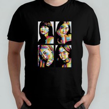 Pixxa Blackpink %100 Pamuklu Bisiklet Yaka T-Shirt Model - 5