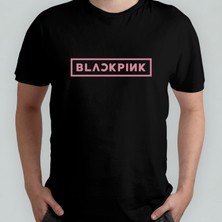 Pixxa Blackpink %100 Pamuklu Bisiklet Yaka T-Shirt Model - 2