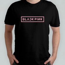 Pixxa Blackpink %100 Pamuklu Bisiklet Yaka T-Shirt Model - 1