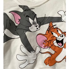 MinimeKids Tom And Jerry Baskı Çocuk Alt Üst Takım