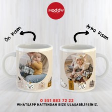 Moddy Store Kişiye Özel Bebeğinin Fotoğrafı Tasarımlı Baskılı Kupa Bardak Hediyelik