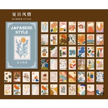 Sf Scrapbook 50 Yaprak Scrapbook Japon Stiliyarı Şeffaf Mini Deco Kitapçık