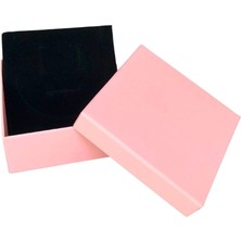 Özer Kutu Pembe Sert Karton Kelepçe Kutusu 12'li Paket (Içi Süngerli )