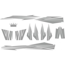 Motosvn Cub Etiket Seti Nikel