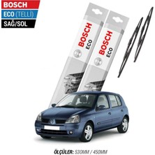 Renault Clio 2 2001 Model Silecek Takımı Bosch Eco (Telli)