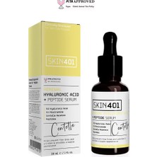 SKIN401 Yenileyici ve Yoğun Nemlendirici %2 Hyaluronik Asit + Peptit Serum 30 ml