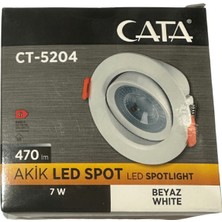 Cata CT-5204 7W 6400K (Beyaz Işık) Akik Sıva Altı LED Spot (4 Adet)