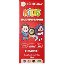 Zühre Ana Kids Multivitamin Şurup Çilekli 150 ml