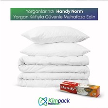 Handy Vakumsuz Şeffaf Yorgan Yastık Battaniye Nevresim Kılıfı Poşeti Torbası - 10 Adetlik 3 Kutu