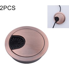 Yuekeda Yuekeda-2 Parça Masa Yuvarlak Diş Açma Kutusu Delik Kapağı 50MM (Yurt Dışından)