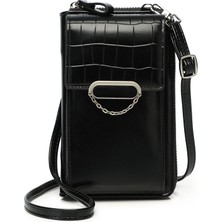 Yuekeda Yuekeda-Kadın Dikey Cüzdan Cep Telefonu Çantası Crossbody Çanta (Yurt Dışından)