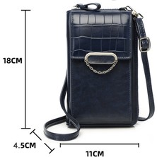 Yuekeda Yuekeda-Kadın Dikey Cüzdan Cep Telefonu Çantası Crossbody Çanta (Yurt Dışından)