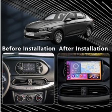 Azertaş Oto Aksesuar Fiat Egea 2015-2020 Android Multimedya 2+32 GB 9' IPS Ekran Carplay Mirrorlink Araca Özel Oem