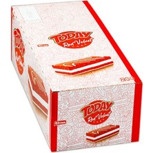 Elvan Today Red Velvet Kek 40 Gr. 24 Lü (1 Paket)