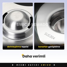 Swico Remado 304 Paslanmaz Çelik Yumurta Akı Ayırıcı (Yurt Dışından)