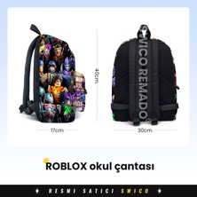 Swico Remado Öğle Yemeği Çantası ve Kalem Kutusu ile Roblox Okul Çantası (Yurt Dışından)