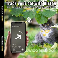 Swico Remado Aırtag Kedi Tasması Küçük Evcil Hayvanlar Için Aırtag Tutucu (Yurt Dışından)