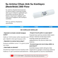 Arvepa Su Arıtma Cihazı Atık Su Kısıtlayıcı (Restriktör) 300 Flow