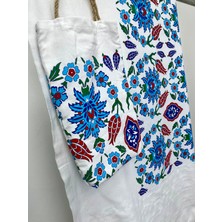 Kurular Tekstil Lale Baskılı Peştemal