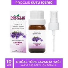 Proclis Türk Lavanta Yağı,100 Doğal Bitkisel Uçucu Yağ, Lavandin Oil, Lavandula Hybrida 10 Ml