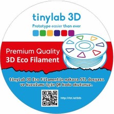 Tinylab 3D Tinylab Eco Pla Filament - 1.75MM Beyaz