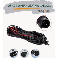 Hangast Araç Kamera Kablosu 10METRE. 2,5 Mm- 4 Boğum - 5 Pin Araç Kamera Kablosu 10M. HC010