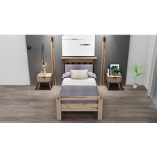 Ninnimo Still 100X200 Yatak Uyumlu Tek Kişilik Çırağan Karyola Sty-3