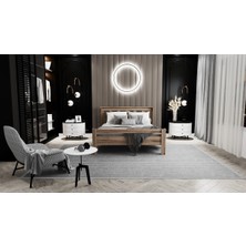 Ninnimo Still 160X200 Yatak Uyumlu Çift Kişilik Çırağan Karyola - Sçy-3