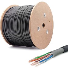 Apronx Cat6 Kablo 15 Metre Siyah Jaksız