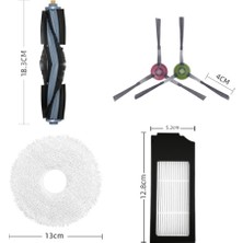 Decisive Deebot X1 Omni Turbo Elektrikli Süpürge Ana Fırça Hepa Filtre Paspas Bezi Toz Torbası Parçaları Için Yedek (Yurt Dışından)