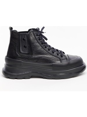 Derinet Günlük Deri Erkek Bot