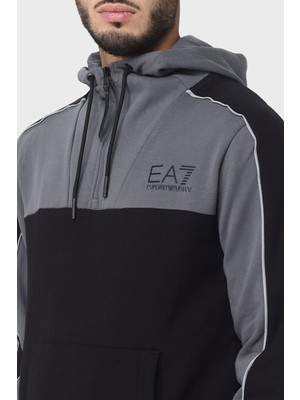 Ea7 Pamuklu Regular Fit Kapüşonlu Sweat Erkek Sweat 6RPM30 PJ07Z 1200