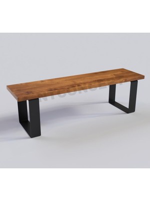 Ntconcept Enli Tabla Masif Ağaç Bank/ceviz/90 Cm/