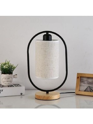 YHome Çin Tarzı Masa Lambası Yatak Odası Başucu Işıkları Vintage Ahşap Kumaş Masası Işık Üç Renkli Ayarlanabilir Dekor Aydınlatma Fikstürü | LED Masa Lambaları (Yurt Dışından)