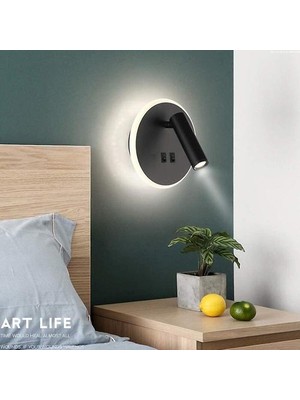 YHome Bedside Lights LED Wall Lamp Indoor Wall Lights Corridor Wall Lamp (Yurt Dışından)