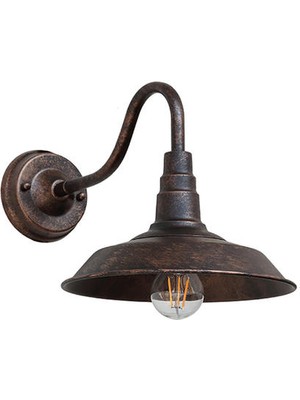 YHome American Vintage Industrial Pot Lid Wall Sconce (Yurt Dışından)